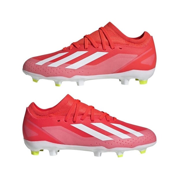 red white - adidas - X Crazyfast League FG Football Boots