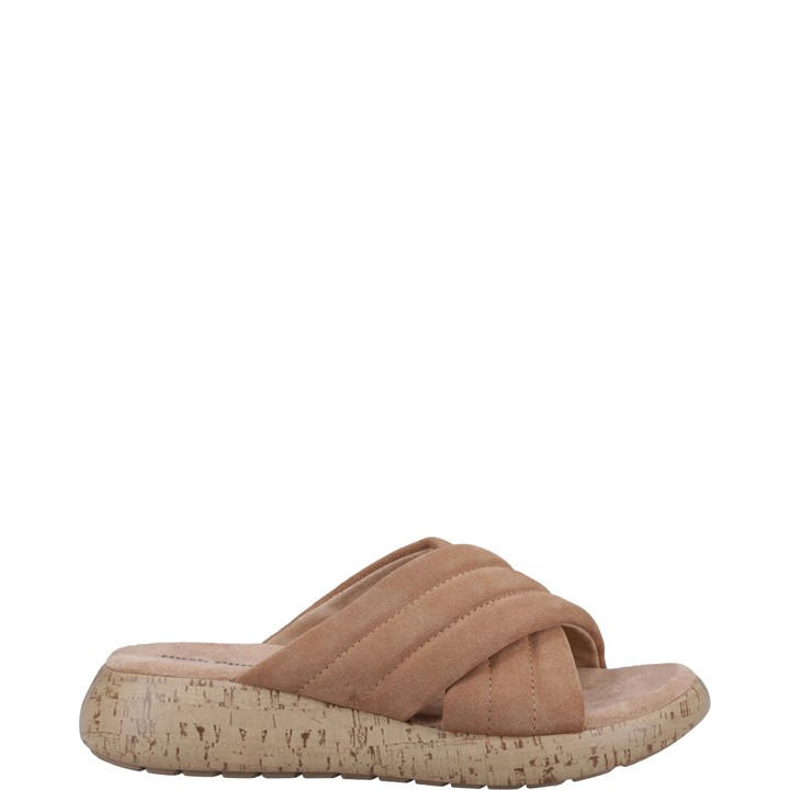 Hush Puppies Women's Brown Sarah Slide in Size 7, Sports Direct