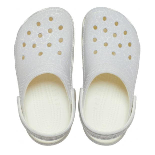 White - Crocs - Classic Glow Crackle Clog