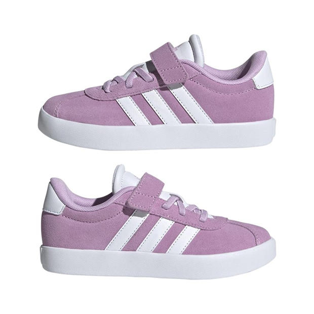 Blue-White - adidas - Kids VL Court 3.0 Shoes