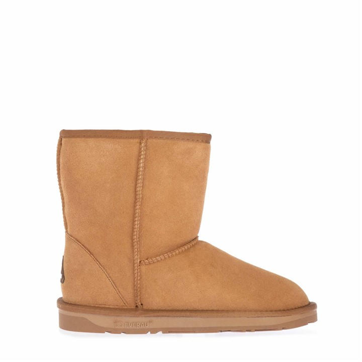 Everau Women's Brown Parrot Short Classic Boots Size 3