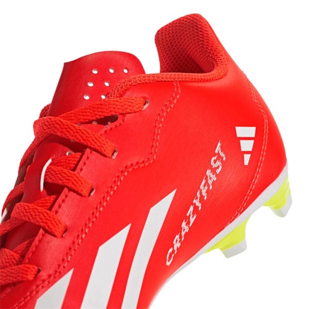 Red - adidas - X Crazyfast Club FxG Football Boots