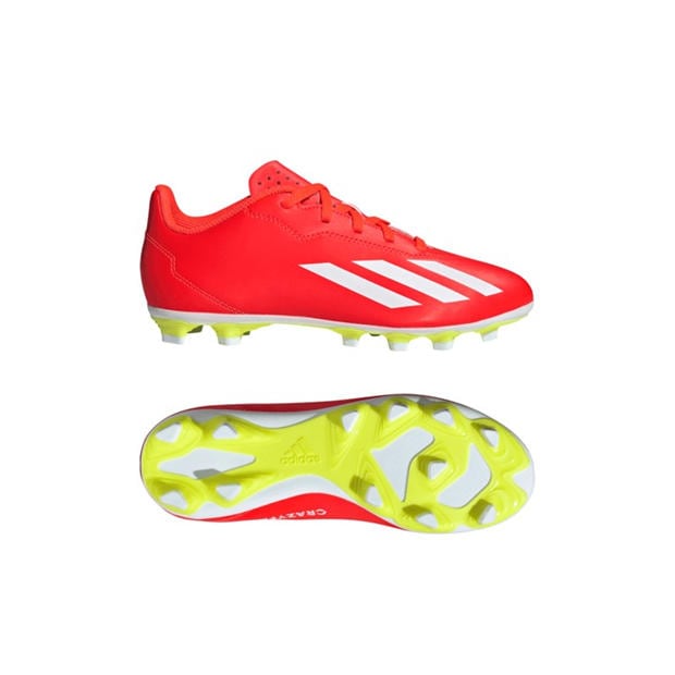 Red - adidas - X Crazyfast Club FxG Football Boots
