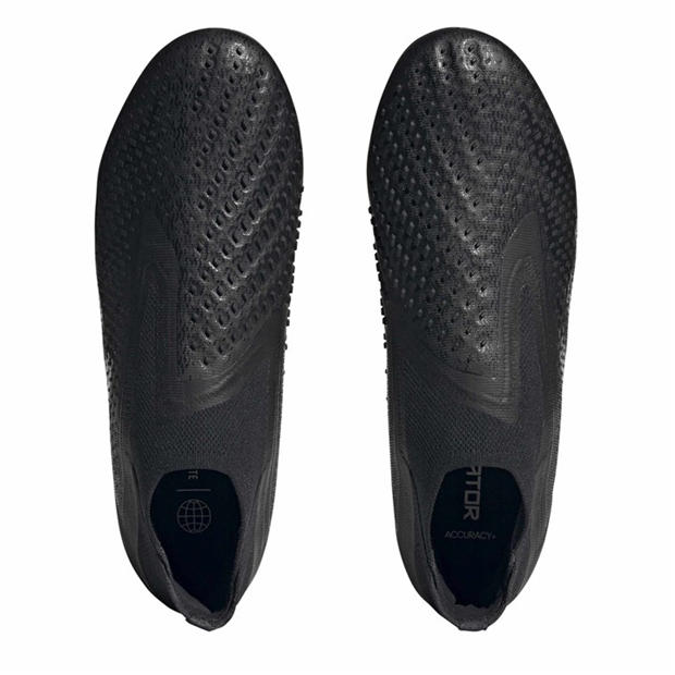 Black-White - adidas - Predator Accuracy+ Firm Ground Football Boots