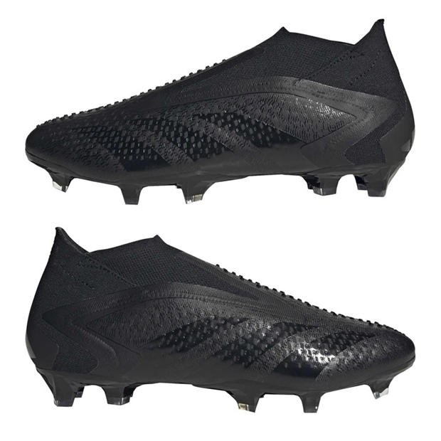 Black-White - adidas - Predator Accuracy+ Firm Ground Football Boots