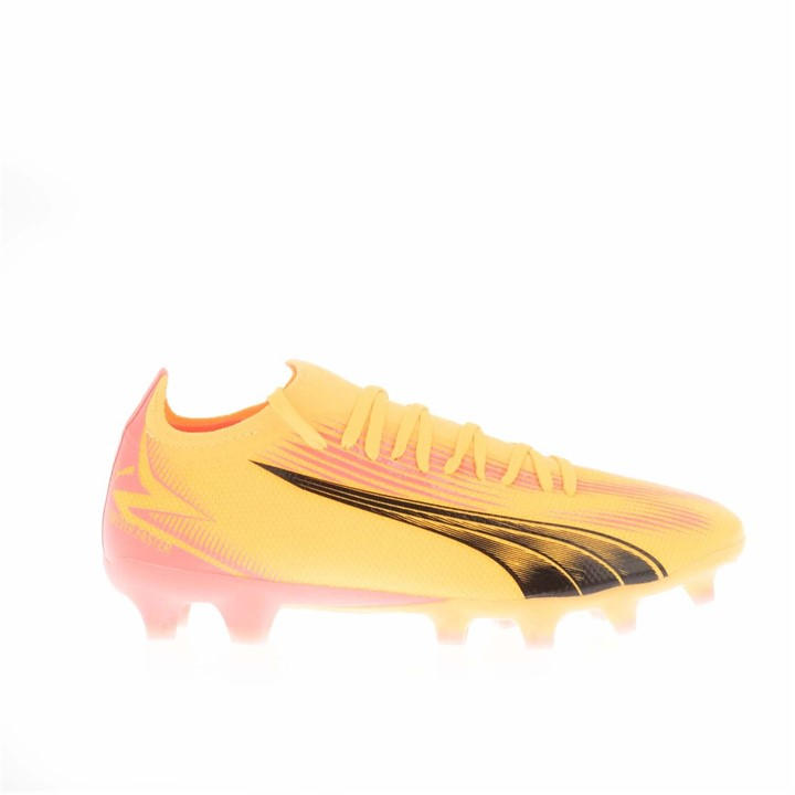 Puma Women's Orange Ultra Match Fg/Ag Football Boots Size 3.5