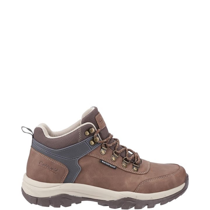 Cotswold Men's Brown Overbury Hiking Boots in Size 7, Sports Direct