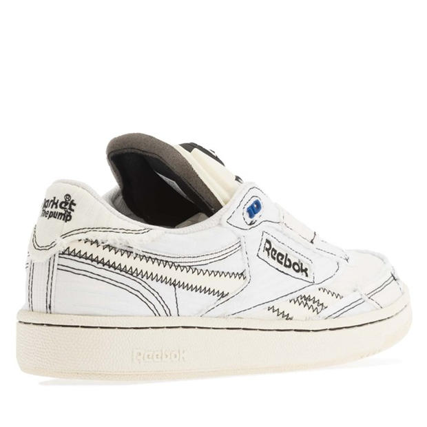 Bílá Černá - Reebok - Club C 85 Pump Shoes