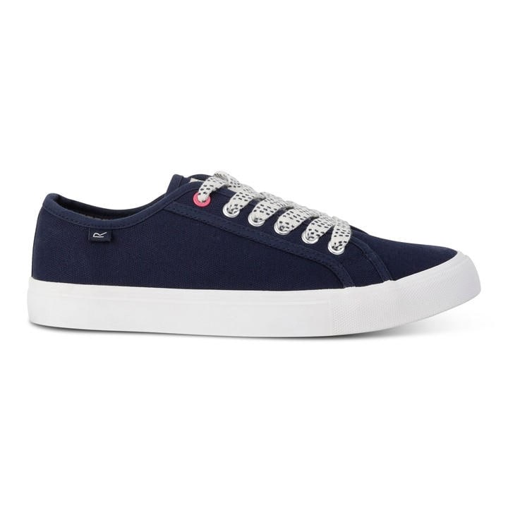Regatta Women's Blue Marine Canvas Trainers in Size 7, Sports Direct