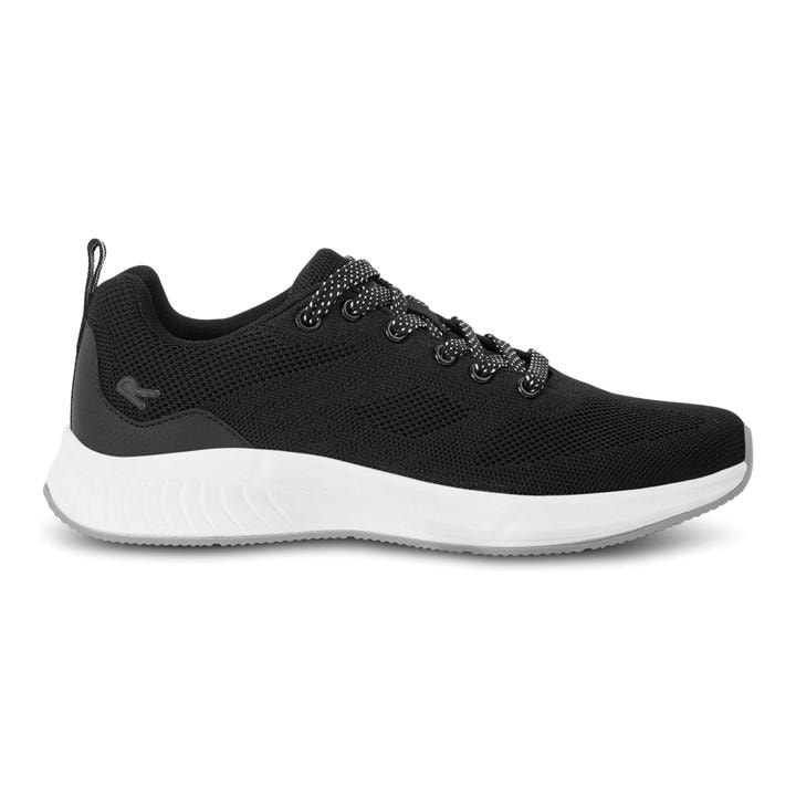 Regatta Women's Black Marine Woven Knit Classic Low-Top Trainers in Size 3, Sports Direct