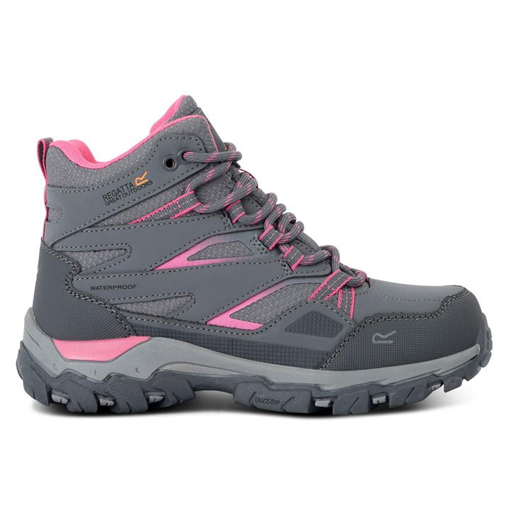Regatta Boys Steel/Tulip¿ Holcombe Iii Walking Boots in Size C12, Sports Direct