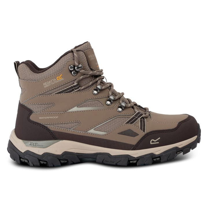Regatta Women's Walnut/White Pepper Holcombe Iii Waterproof Isotex Boots in Size 3, Sports Direct