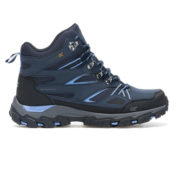 Regatta Women's Blue Holcombe Iii Waterproof Isotex Boots in Size 4, Sports Direct