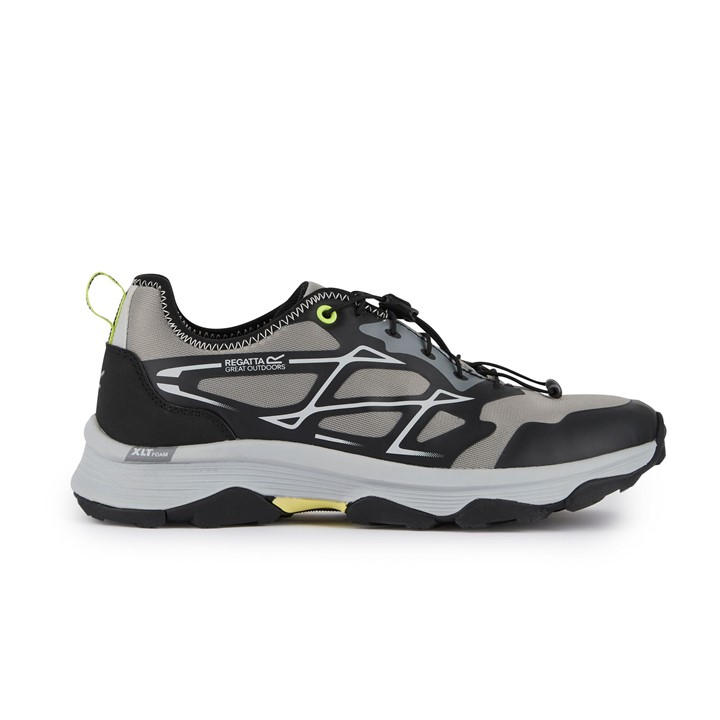 Regatta Men's Grey/Black/Lime¿ Blaze Trainers Size 11