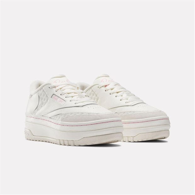Bílá růžová - Reebok - X Barbie Club C Trainers