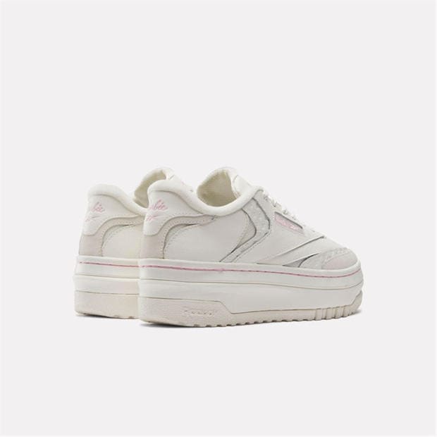 Bílá růžová - Reebok - X Barbie Club C Trainers