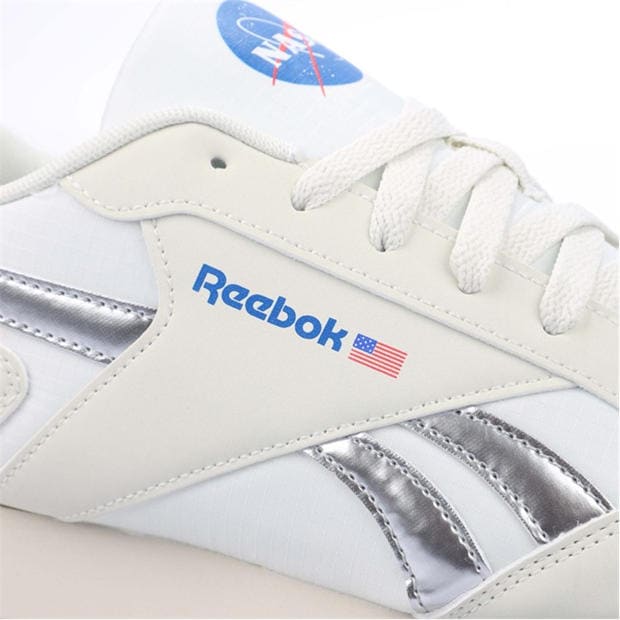 Bílá stříbrná - Reebok - Glide Trainers