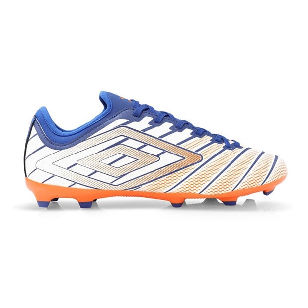 biały pomarańczowy - Umbro - Velocita Elixir Club FG Football Boots