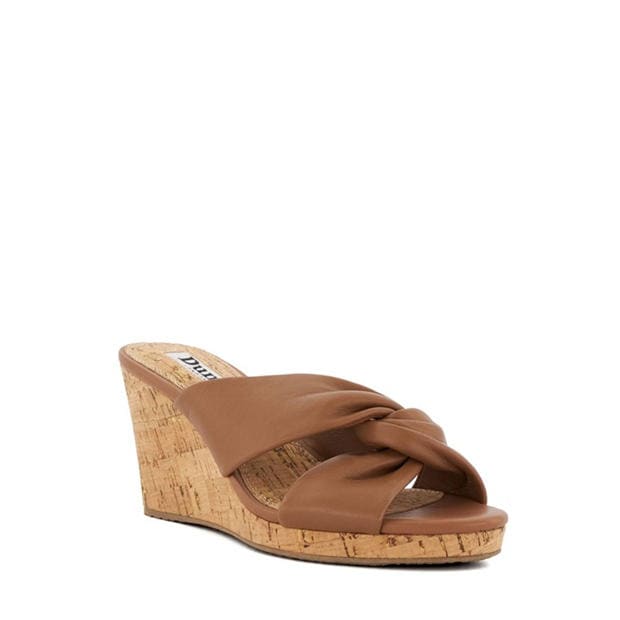 Tamsus - Dune London - Kacee Twist Knot Wedge Mule Sandals