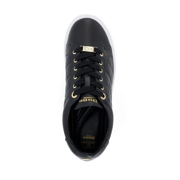 Černá - Dune London - Ellenar Quilted Trainers