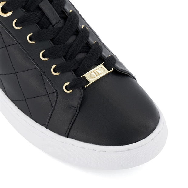 Černá - Dune London - Ellenar Quilted Trainers