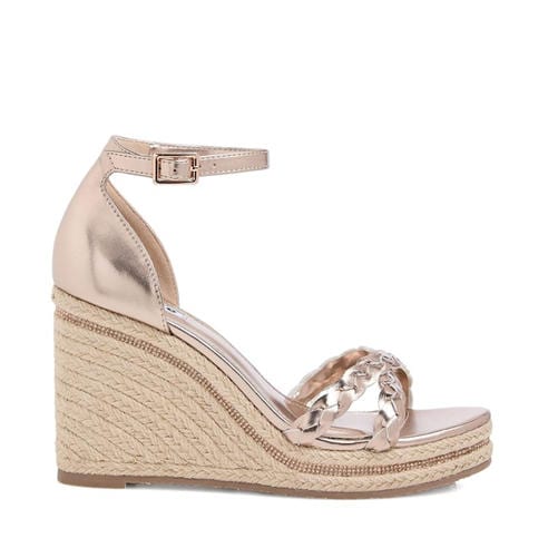 Dune London - Khai Plait Detail Embellished Wedge Sandals