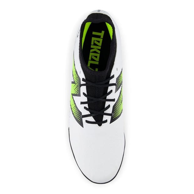 White - New Balance - Tekela V4+ Magique Turf Football Boots
