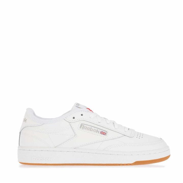 Reebok Women's White Club C 85 Trainers in Size 4.5, Sports Direct