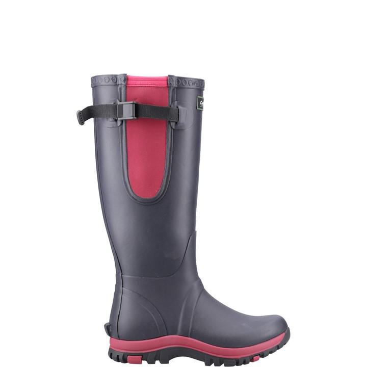 Cotswold Women's Blue Milton Adjustable Wellington Boot in Size 3, Sports Direct