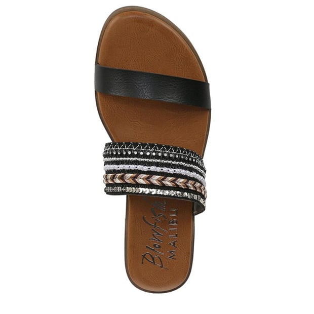 Černá - Blowfish Malibu - Curtis Embellished Slide Sandals