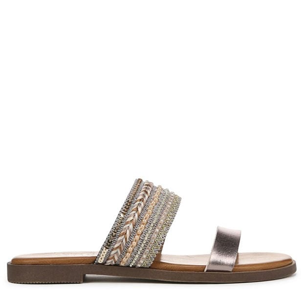 Hnědá - Blowfish Malibu - Curtis Embellished Slide Sandals