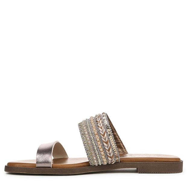 Hnědá - Blowfish Malibu - Curtis Embellished Slide Sandals