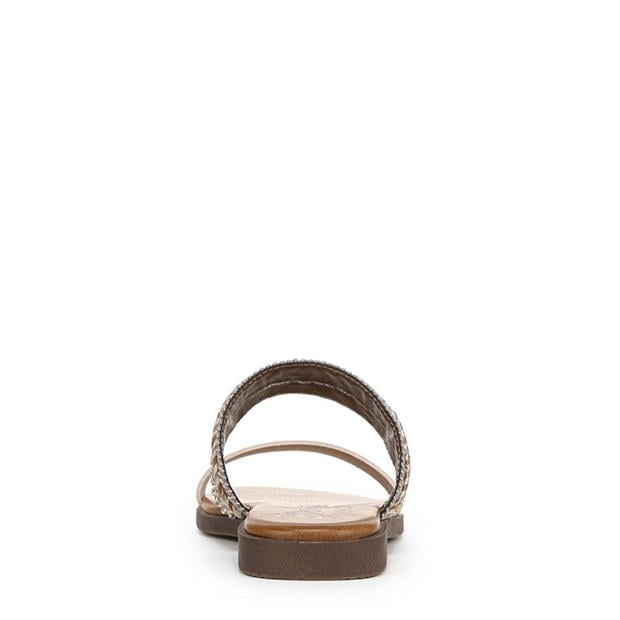 Hnědá - Blowfish Malibu - Curtis Embellished Slide Sandals