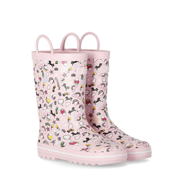 Różowy - Trespass - Starryton Wellington Boots