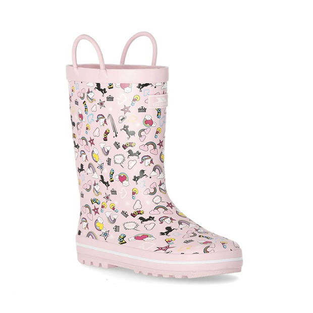 Różowy - Trespass - Starryton Wellington Boots