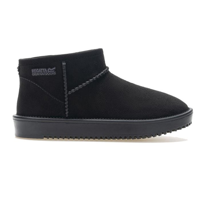 Regatta  Kids Black Kids Risley Short Waterproof Boots in Size C2, Sports Direct