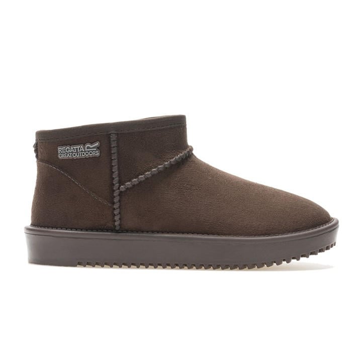 Regatta  Kids Brown Kids Risley Short Waterproof Boots in Size C10, Sports Direct