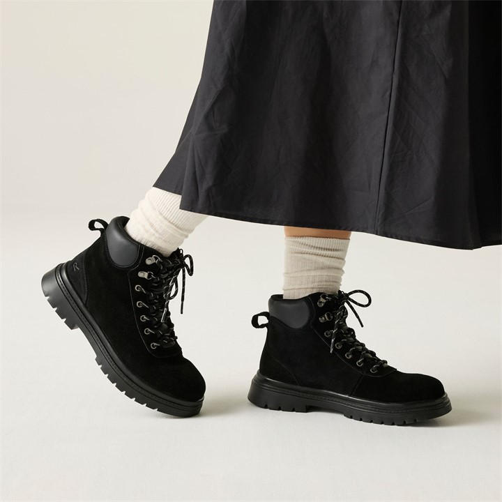 Regatta Women's Black Flat Ankle Boots in Size 4, Sports Direct