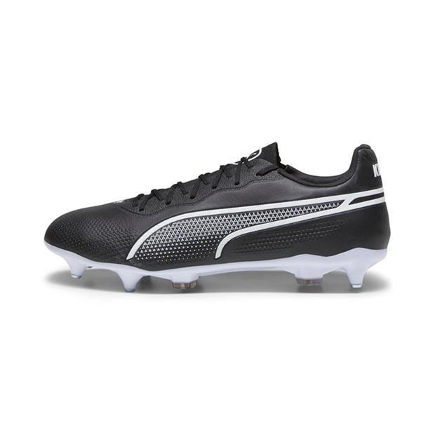 Černá-Bílá - Puma - King Pro Soft Ground Football Boots Mens