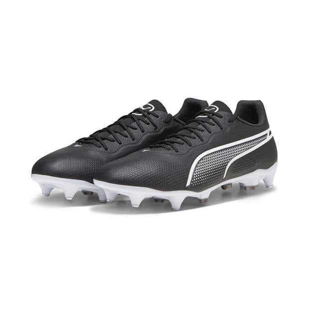 Černá-Bílá - Puma - King Pro Soft Ground Football Boots Mens
