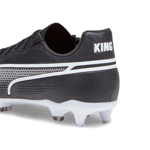 Černá-Bílá - Puma - King Pro Soft Ground Football Boots Mens