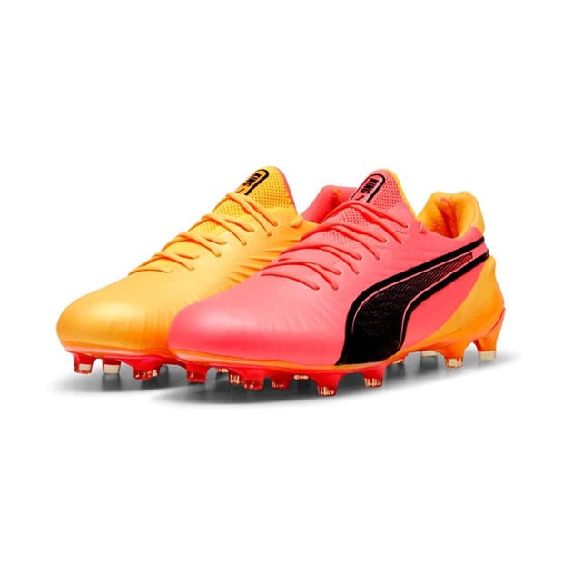 Oranžinė - Puma - Kin Ultimate Tricks Firm Ground Football Boot