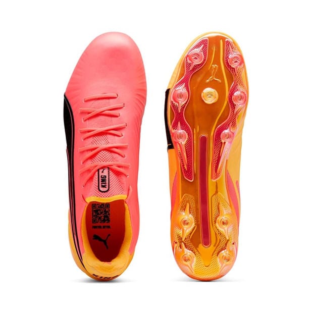 Oranžinė - Puma - Kin Ultimate Tricks Firm Ground Football Boot
