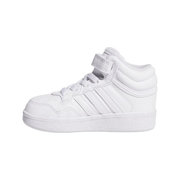 White - adidas - Hoops 4.0 Mid Trainers