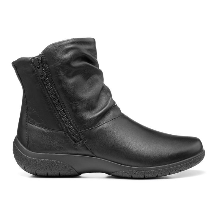 Hotter Women's Black Whisper Ankle Boots Standard Fit in Size 6.5, Sports Direct
