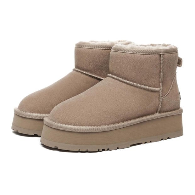 Hnědá - EverAu - Dusky Mini Classic Platform Boots