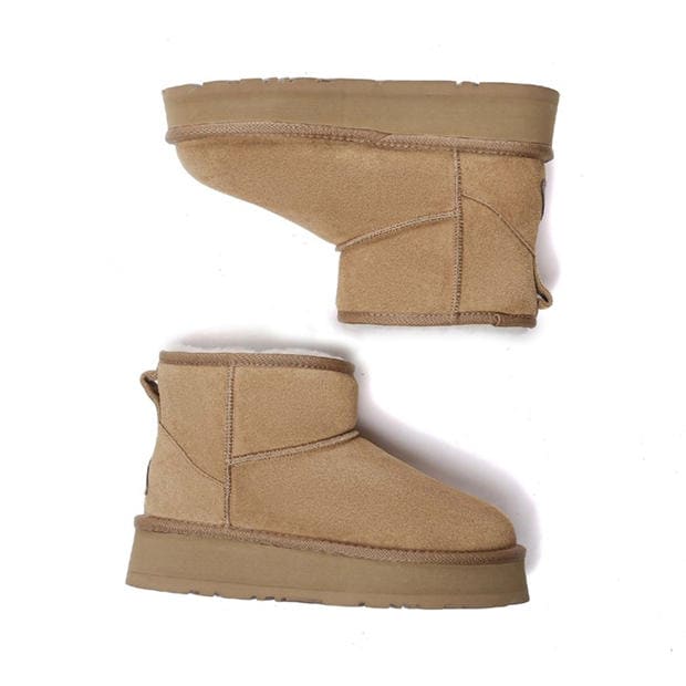Kastanja - EverAu - Dusky Mini Classic Platform Boots