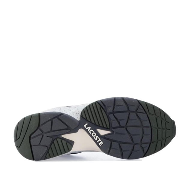Grey - Lacoste - Storm 96 Vintage Leather Trainers