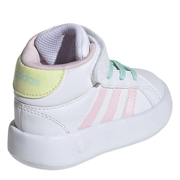 White - adidas - Grand Court Mid Trainers