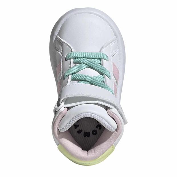 White - adidas - Grand Court Mid Trainers